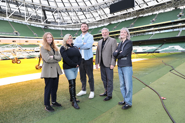 Kathryn Dane (RI Lero &Trinity College Dublin), Dr Caithríona Yeomans (Medical Manager Developmental Game IRFU), Will Connors (RI Lero, Trinity College Dublin & Leinster Rugby), Prof Anthony Ventresque (RI Lero & Trin